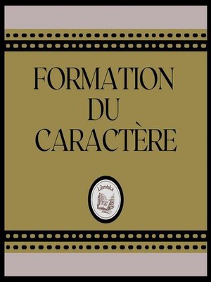 cover image of Formation Du Caractère